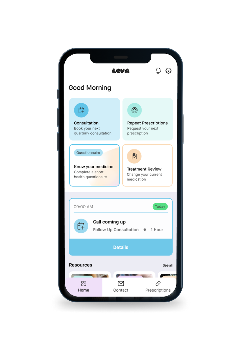 iPhone Leva app